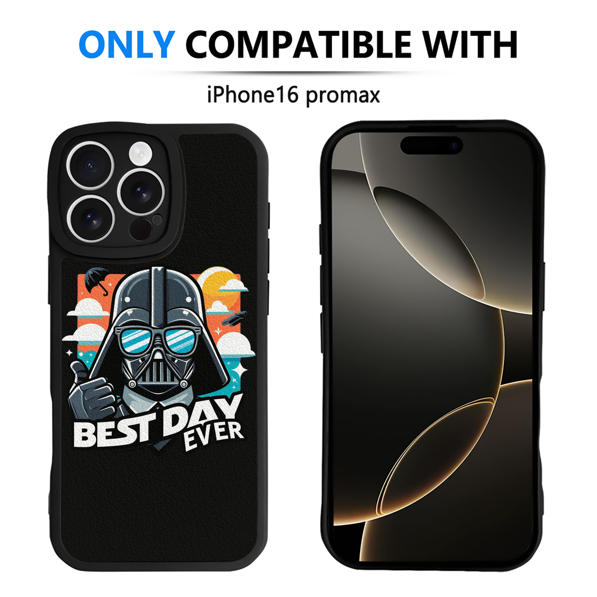 （画像用） スター・ウォーズ Star Wars 【iPhone 16シリーズ対応】シリコンスマホケース（レザー調） 材質：シリコン